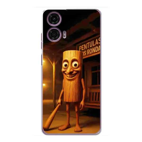 Чохол з принтом «Тунг тунг сахур» для Motorola MOTO G24 Power