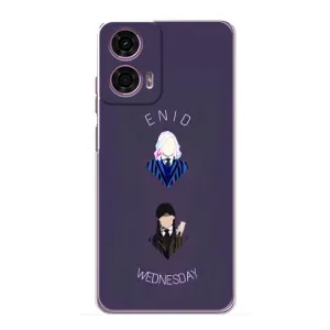 Чохол з принтом «Венздей і подруга» для Motorola MOTO G24 Power