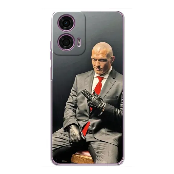 Чохол з принтом «Усик Hitman» для Motorola MOTO G24 Power