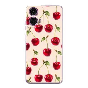 Чехол с принтом «Вишня» для Motorola MOTO G24 Power
