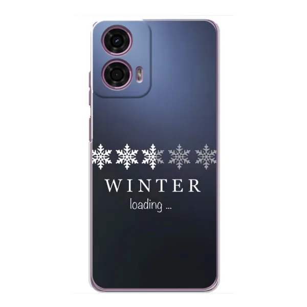Чехол с принтом «Winter loading» для Motorola MOTO G24 Power Чехол с принтом «Winter loading» для Motorola MOTO G24 Power