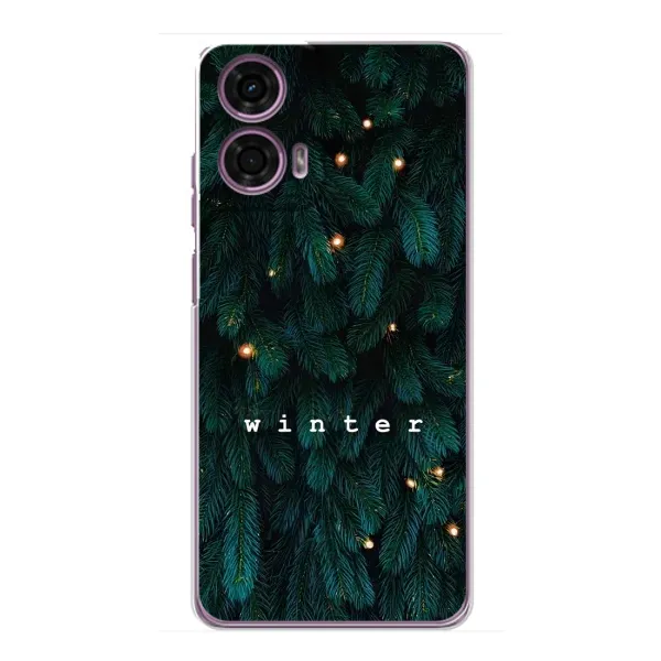 Чохол з принтом «Winter» для Motorola MOTO G24 Power