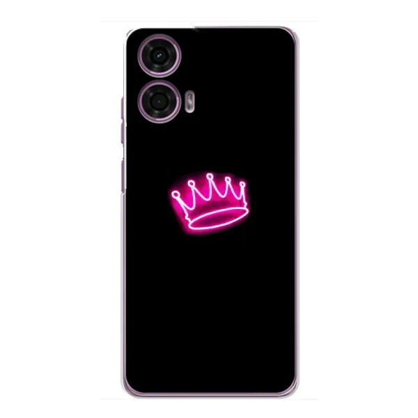 Чехол с принтом «Яркая корона» для Motorola MOTO G24 Power