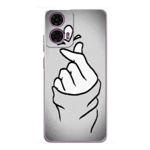 Чехол с принтом «Значок Love» для Motorola MOTO G24 Power