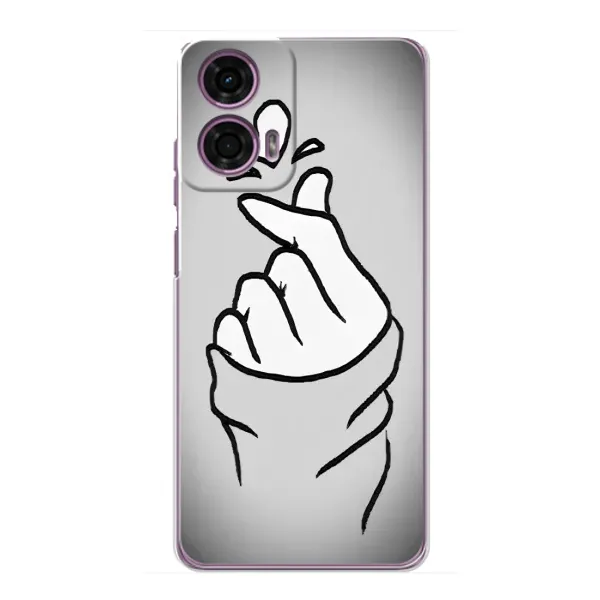 Чехол с принтом «Значок Love» для Motorola MOTO G24 Power