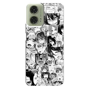 Чехол с принтом «Ahegao manga» для Motorola MOTO G24