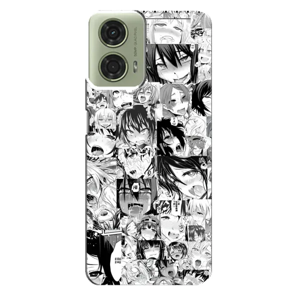 Чехол с принтом «Ahegao manga» для Motorola MOTO G24 Чехол с принтом «Ahegao manga» для Motorola MOTO G24