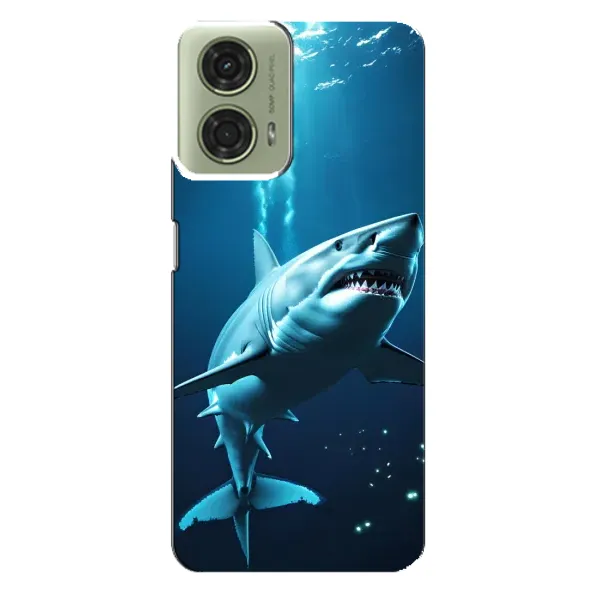 Чехол с принтом «Акула под водой» для Motorola MOTO G24