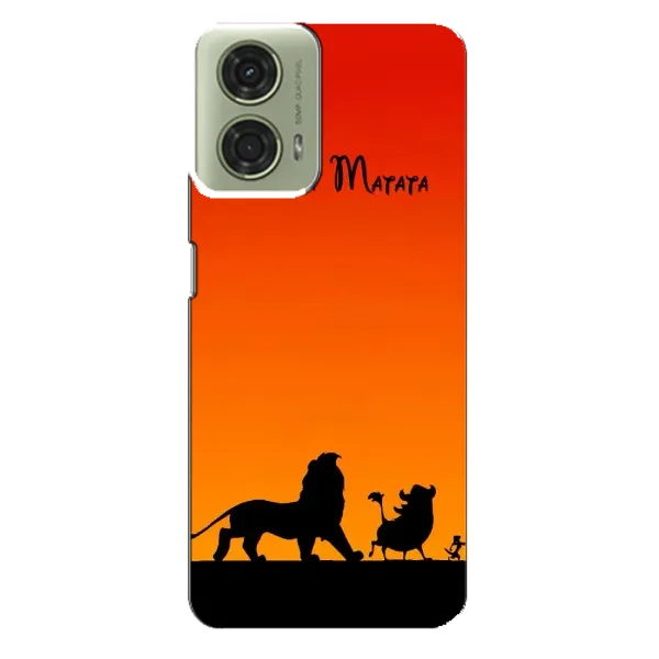 Чохол з принтом «Акуна Матата закат» для Motorola MOTO G24 Чохол з принтом «Акуна Матата закат» для Motorola MOTO G24