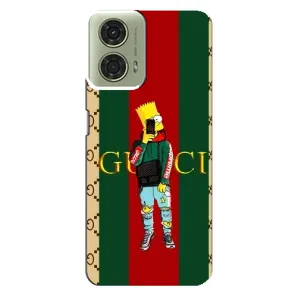 Бренднові Чохли для Motorola MOTO G24 - (PREMIUMPrint) (Барт ГУЧЧІ)