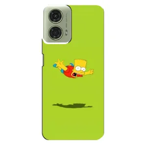 Чjхол з Сімпсонами для Motorola MOTO G24 (VPrint) (Барт Сімпсон)