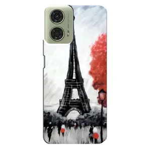 Чохол Ейфелева Вежа Motorola MOTO G24 - (AlphaPrint) (Вежа в Парижі)