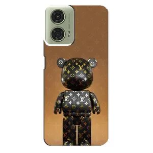 Чохли для Motorola MOTO G24 - Bearbrick Louis Vuitton (PREMIUMPrint)