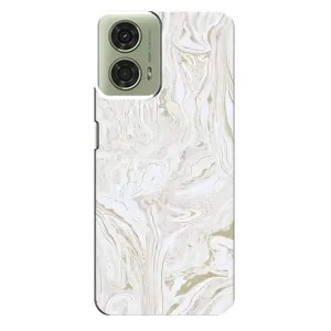 Мраморний чехол на Motorola MOTO G24 (VPrint) (Білий мрамор)