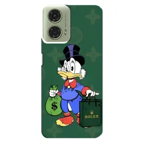 Чехли для Motorola MOTO G24 - Скрудж МакДак Louis Vuitton (PREMIUMPrint) (Богата Утка)