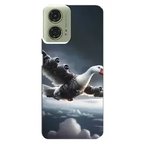 Чохол з мемом Тралалело тралала на Motorola MOTO G24 (Бомбардіні гусіні)