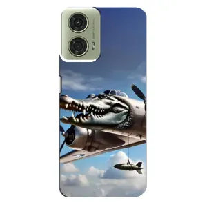 Чохол з мемом Тралалело тралала на Motorola MOTO G24 (Бомбардіро крокоділо)