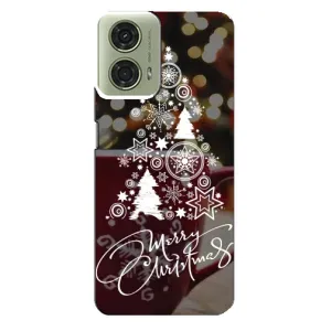 Різдвяні Чохли для Motorola MOTO G24 (VPrint) (Ялинка яскрава)