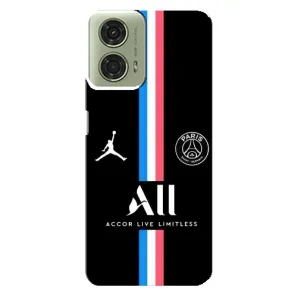 Чехлы PSG для Motorola MOTO G24 (AlphaPrint) (футболка ПСЖ)