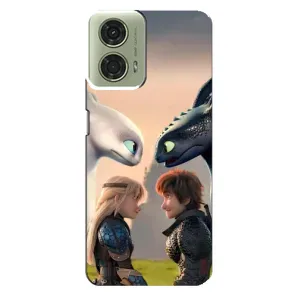 Чохол з принтом «Гикавка і Астрід» для Motorola MOTO G24