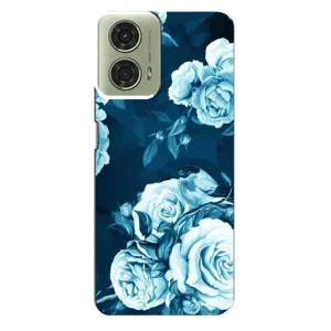 Чехлы (ART) Цветы на Motorola MOTO G24 (VPrint) (Блактині бутони)