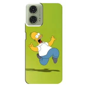 Чjхол з Сімпсонами для Motorola MOTO G24 (VPrint) (Гомер Сімпсон)