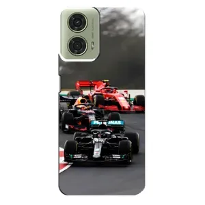 Чохол з принтом «Гонка Формула 1» для Motorola MOTO G24