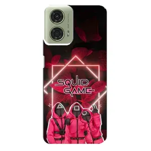 Чохол Гра в кальмара для Motorola MOTO G24 (Охоронці Гра кальмара)