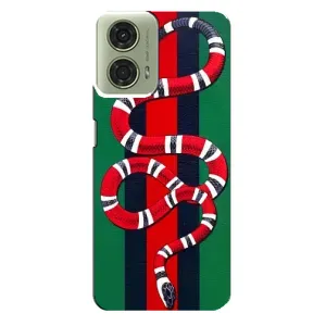 Чохли  GUCCI для Моторола МОТО G24 (AlphaPrint) (Gucci змія)