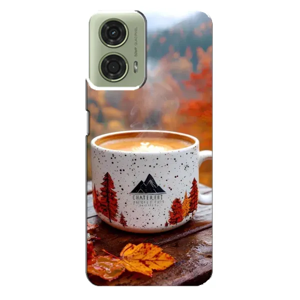 Чехол с принтом «Кофе на природе» для Motorola MOTO G24 Чехол с принтом «Кофе на природе» для Motorola MOTO G24