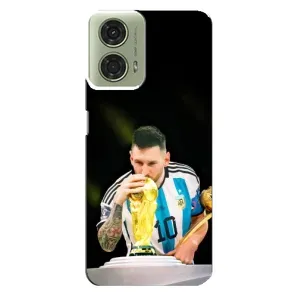 Чохли для Motorola MOTO G24 (Leo чемпіон) (AlphaPrint) (Кубок Мессі)