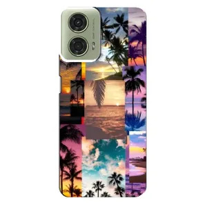 Силіконовий чохол з КАРТИНКАМИ літо для Motorola MOTO G24 (AlphaPrint) (Літня відпустка)