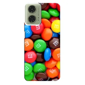Чехол с принтом «MM's» для Motorola MOTO G24