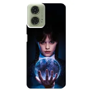 Чохол з дизайном Венздей 2 на Motorola MOTO G24 (Магічна сфера Венздей)