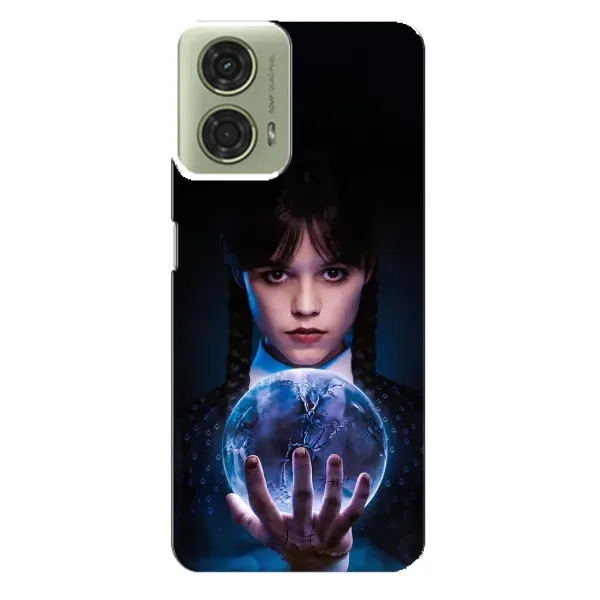 Чохол з принтом «Магічна сфера Венздей» для Motorola MOTO G24 Чохол з принтом «Магічна сфера Венздей» для Motorola MOTO G24