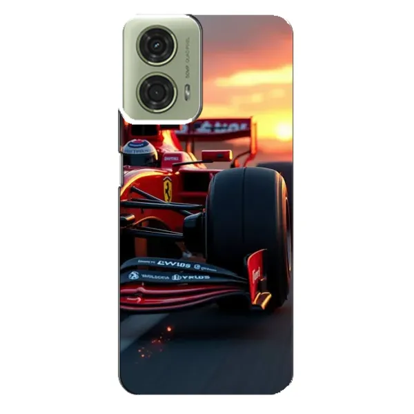 Чохол з принтом «Макларен на заході» для Motorola MOTO G24
