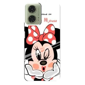 Міккі Маус чохол для Motorola MOTO G24 (AlphaPrint - Мультяшні) (Маус Мінні)