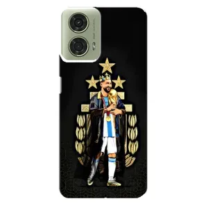 Чохли для Motorola MOTO G24 (Leo чемпіон) (AlphaPrint) (Мессі Король)