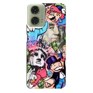 Чохли з крутими принтами для Motorola MOTO G24 - (PREMIUMPrint) (Monopoly man)