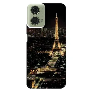 Чохол Ейфелева Вежа Motorola MOTO G24 - (AlphaPrint) (Нічний Париж)