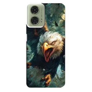 Чохол з картинкою 'Хижаки' для Motorola MOTO G24 (Орел у польоті)