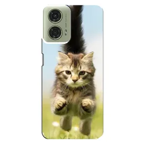 Чохли з Котиками для Motorola MOTO G24 (VPrint) (Прижок кота)