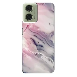 Мраморний чехол на Motorola MOTO G24 (VPrint) (Пурпурний Мрамор)
