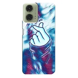 Чехол с принтом «Радужное сердце» для Motorola MOTO G24