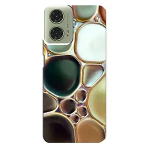 Мраморний чехол на Motorola MOTO G24 (VPrint) (Радужний Мрамор)
