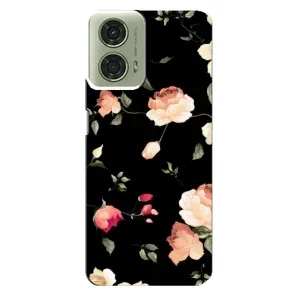 Чохли з квітами для Motorola MOTO G24 (VPrint) (Трояндочки)