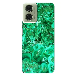 Мраморний чехол на Motorola MOTO G24 (VPrint) (Салатовий Мрамор)
