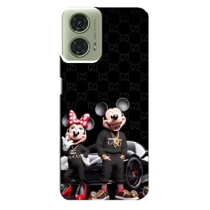 Чохол Disney Mouse Motorola MOTO G24 (PREMIUMPrint) (Родина Маусів)