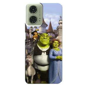 Чохол з мультфільмом Шрек на Motorola MOTO G24 (Казкові герої Шрека)