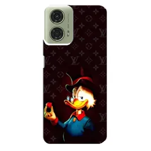 Чехли для Motorola MOTO G24 - Скрудж МакДак Louis Vuitton (PREMIUMPrint) (Скрудж з ботліантом)